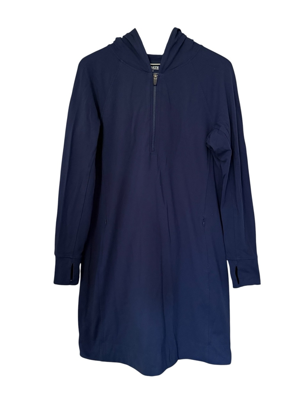 Duluth Trading Womens Medium Sunblock Cover-Up Athletic Tunic Hooded Sweatshirt